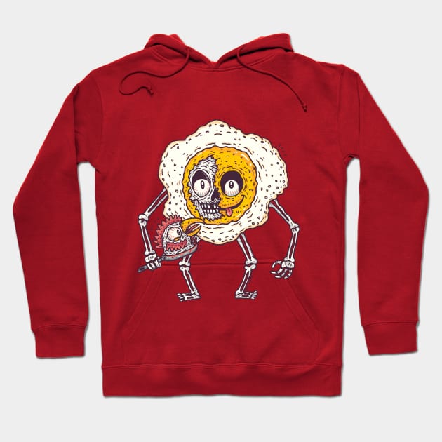 Scary Sunny Side Up Hoodie by hex